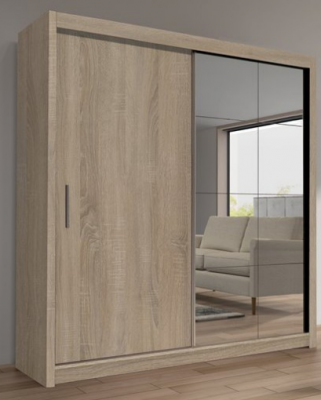 Skříň Peso se zrcadlem 200 cm