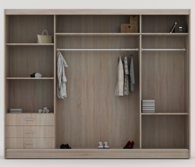 Skříň Rumba se zrcadlem 250 cm