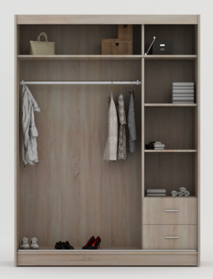 Skříň Samba se zrcadlem 150 cm