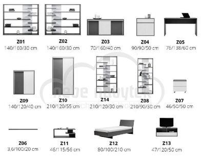 Skříň 120 Zonda Z09