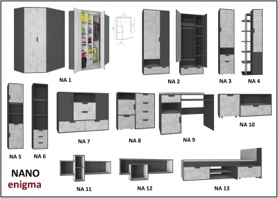 Regál Nano 4 enigma