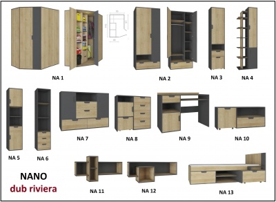 Regál Nano 5 riviera