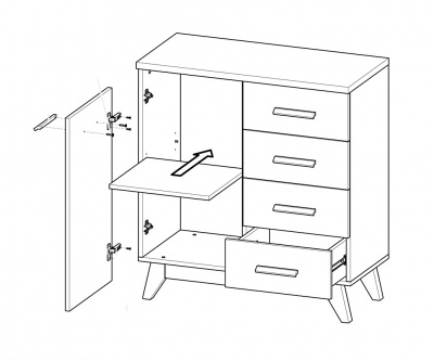 Komoda Sven SV8