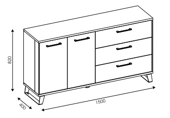 komoda Loft LT3