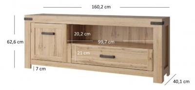 TV stolek 1d1s Moritz