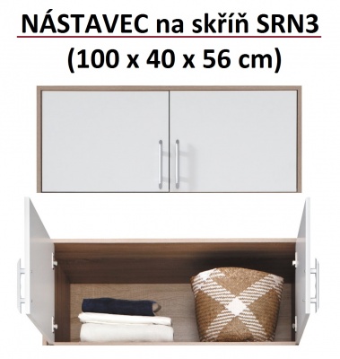 Nástavec Smart SRN 3 bílá + sonoma