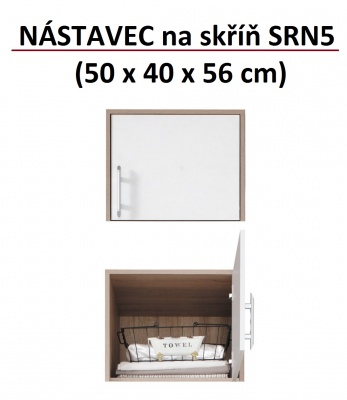 Nástavec Smart SRN 5 bílá + sonoma