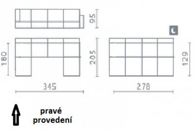 Sedací souprava Nest I - DOPRAVA ZDARMA