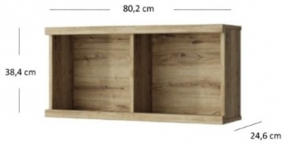 Závěsný regál 80 Doorset