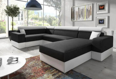 Sedací souprava Infinity Super - bahama 36 + eco kůže soft 17-doprava zdarma
