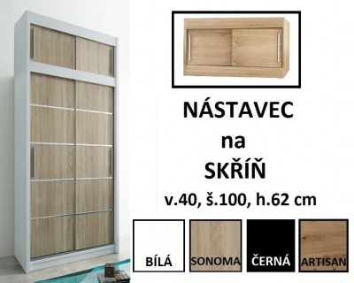Šatní skřín Irena 1 - 100 cm