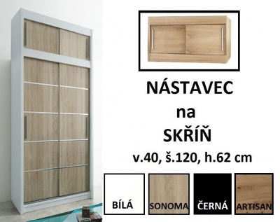 Šatní skřín Irena 1 - 120 cm