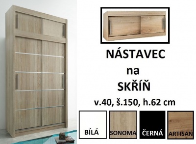 Šatní skřín Irena 1 - 150 cm