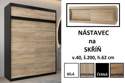 Šatní skřín Irena 1 - 200 cm
