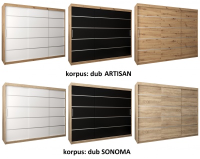 Šatní skřín Irena 1 - 250 cm