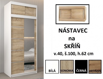 Šatní skřín Irena 2 - 100 cm