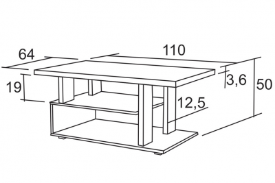 Konferenční stolek K120 Artur