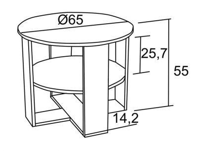 Konferenční stolek K161 Imrich
