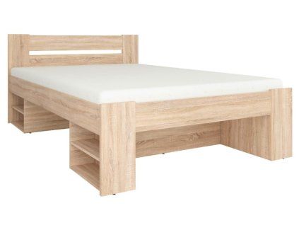 Postel NEPO PLUS LOZ3S (140) dub sonoma BEZ ROŠTU - korpus